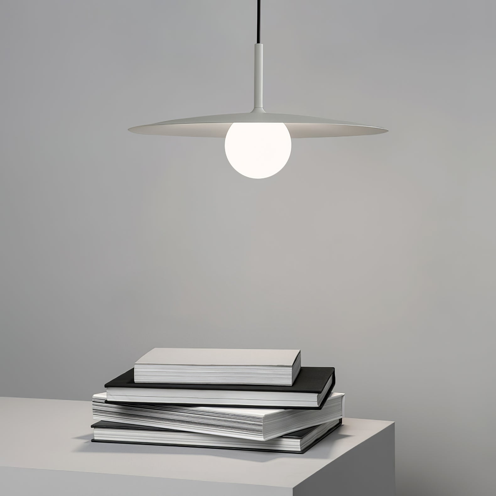 Lustra Pendelleuchte Platte Schirm für Wohnzimmer-Letslighting