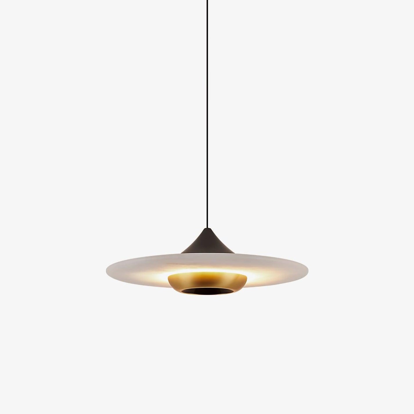 Flying Saucer Marble Pendant Lamp - Blowlighting