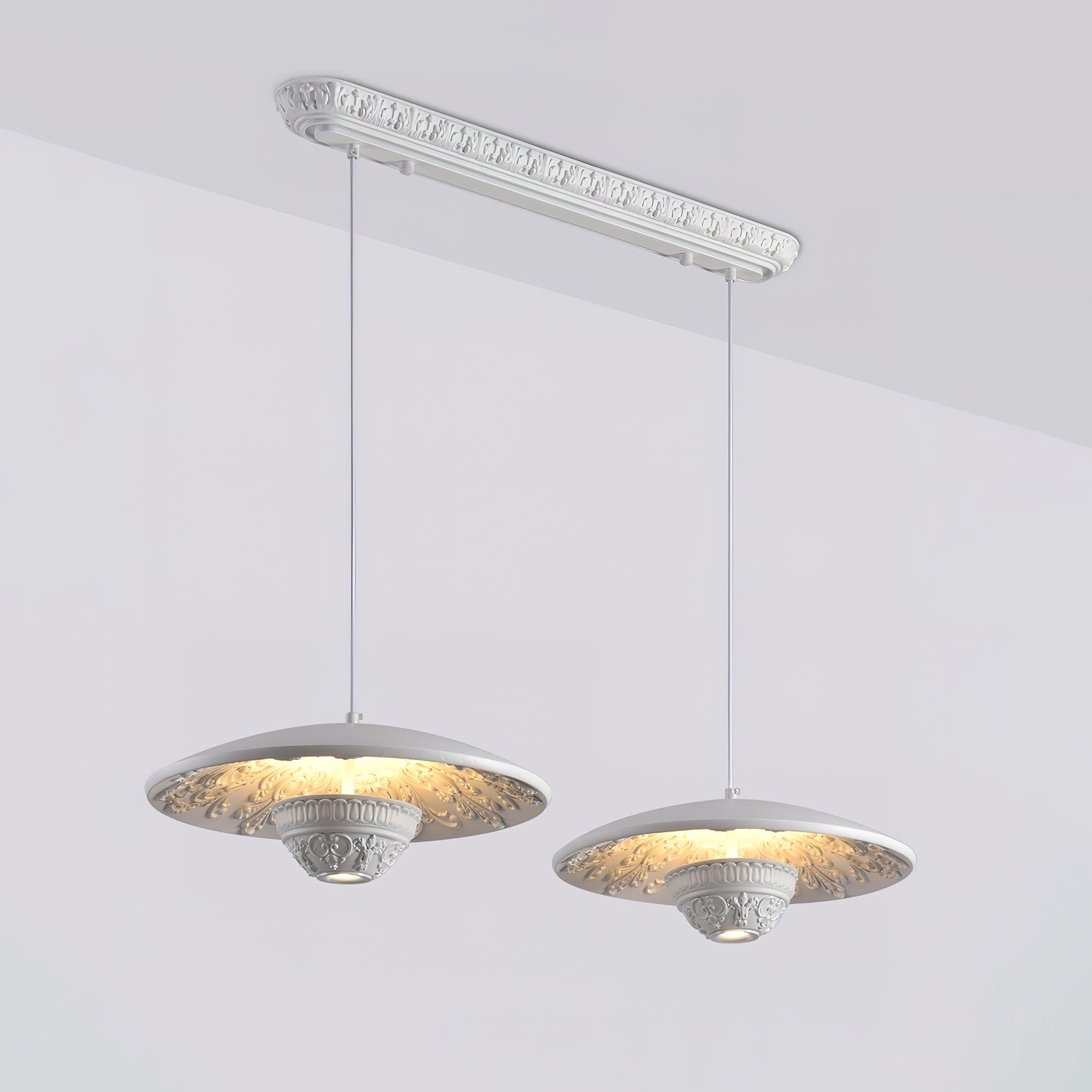 Ciraeus Kunst Fliegende Untertasse Harz Pendelleuchte-Letslighting
