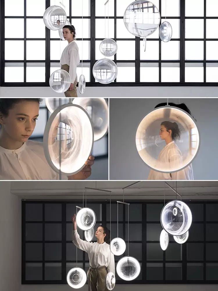 Veloria Glas Künstlerisch Pendelleuchte-Letslighting