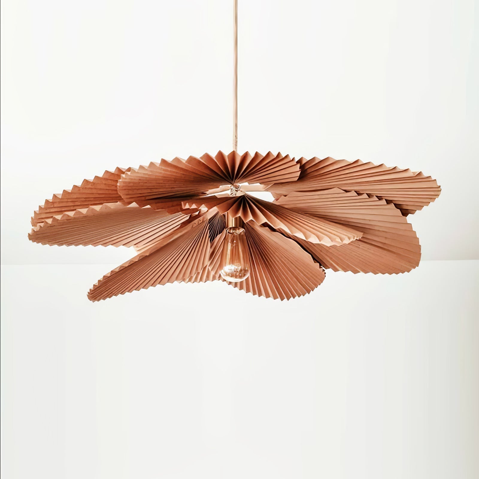 Folded Leaf Lotus Pendant Lamp - Blowlighting