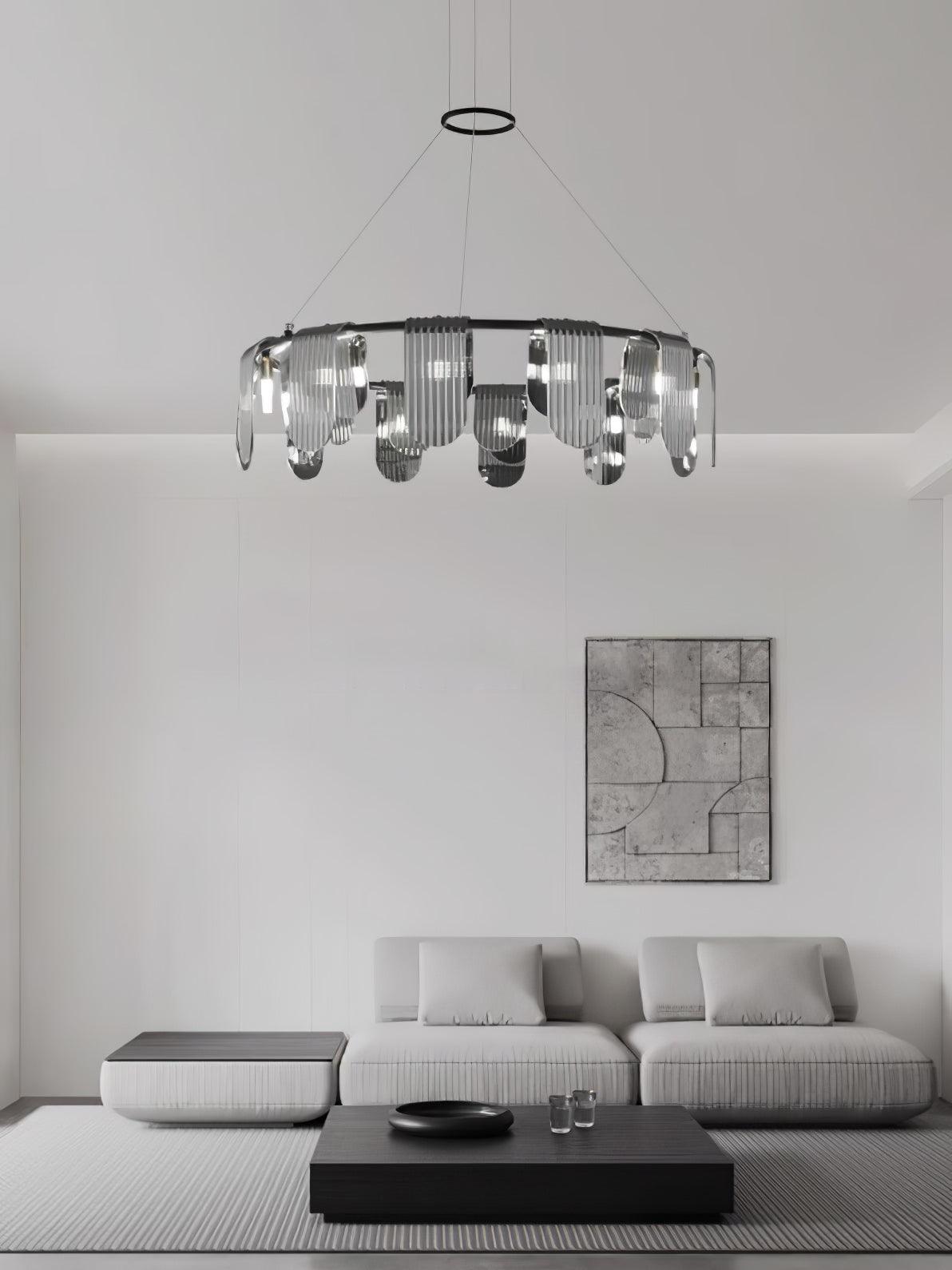 Leo Moderner Glas-Kronleuchter-Letslighting