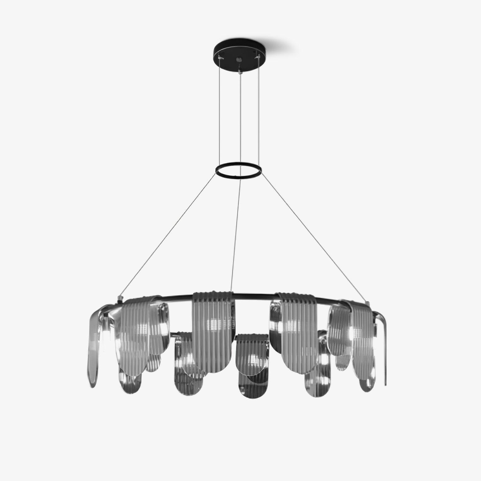 Leo Moderner Glas-Kronleuchter-Letslighting