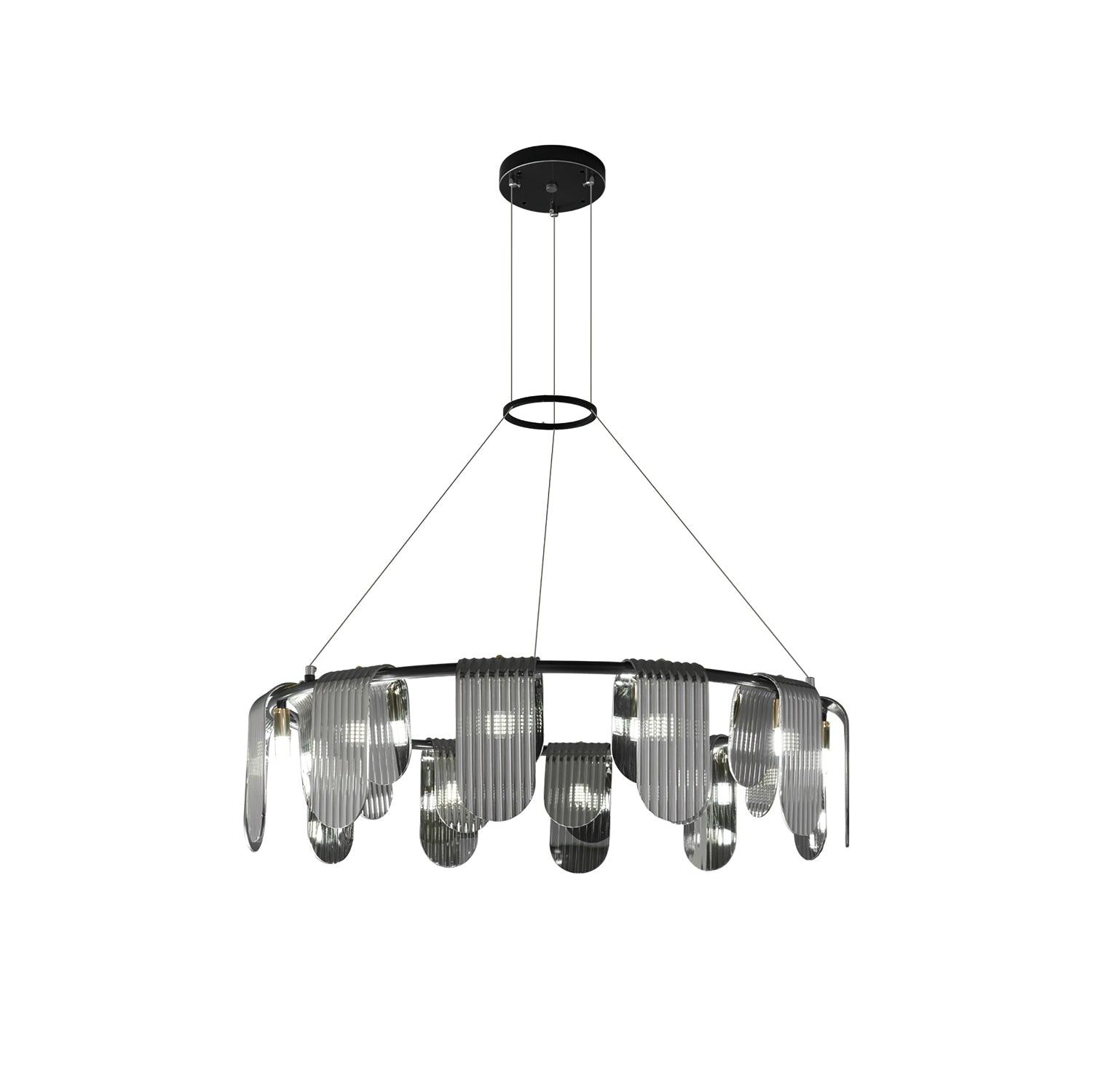 Leo Moderner Glas-Kronleuchter-Letslighting