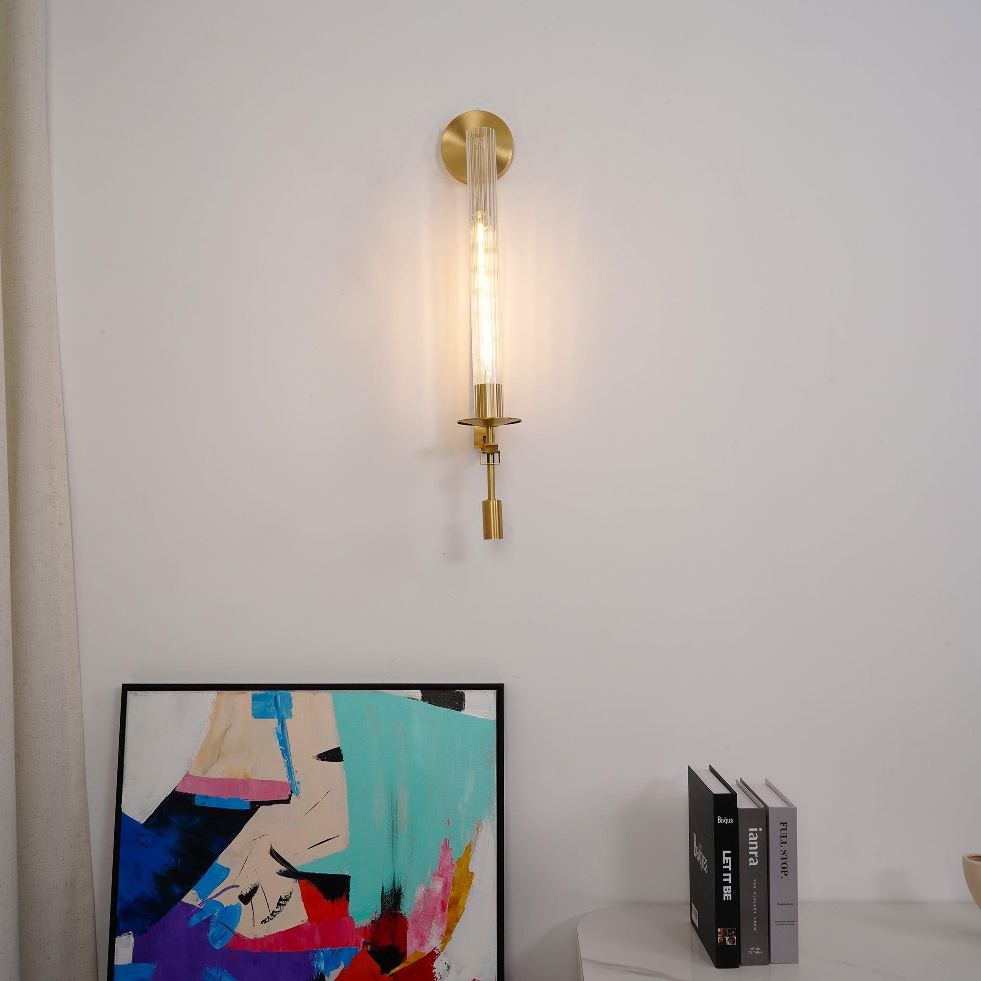 Lucian Wandleuchte für den Innenbereich aus Glas im Landhausstil