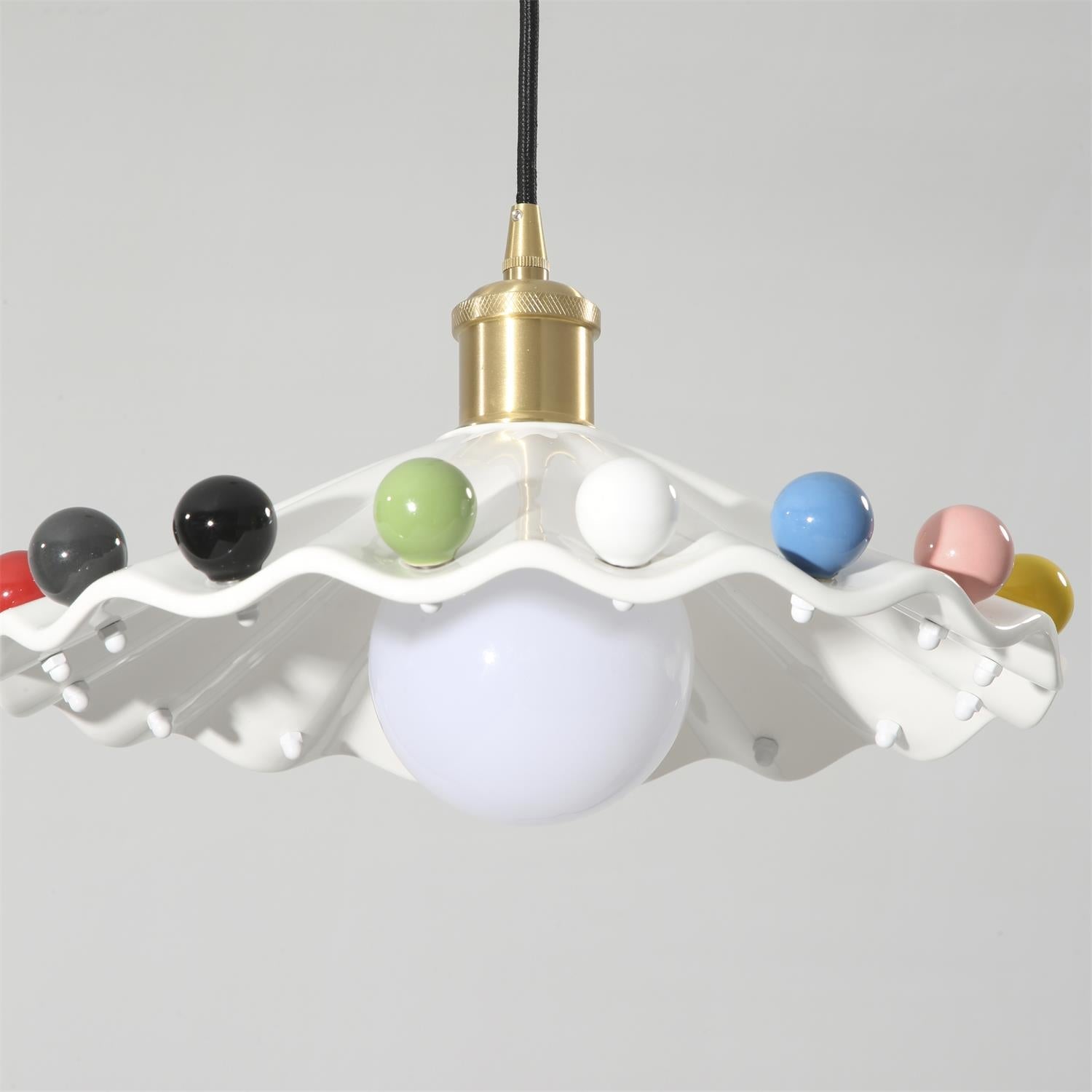 Pixen Pendelleuchte Gewellte Keramik Verspielte Bunte-Letslighting