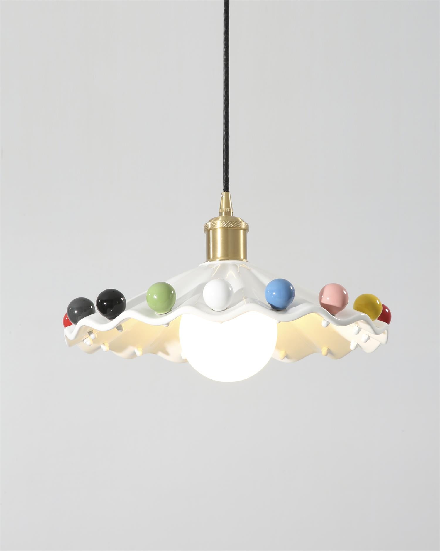 Pixen Pendelleuchte Gewellte Keramik Verspielte Bunte-Letslighting
