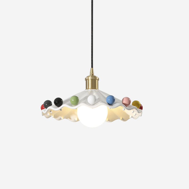 Pixen Pendelleuchte Gewellte Keramik Verspielte Bunte-Letslighting