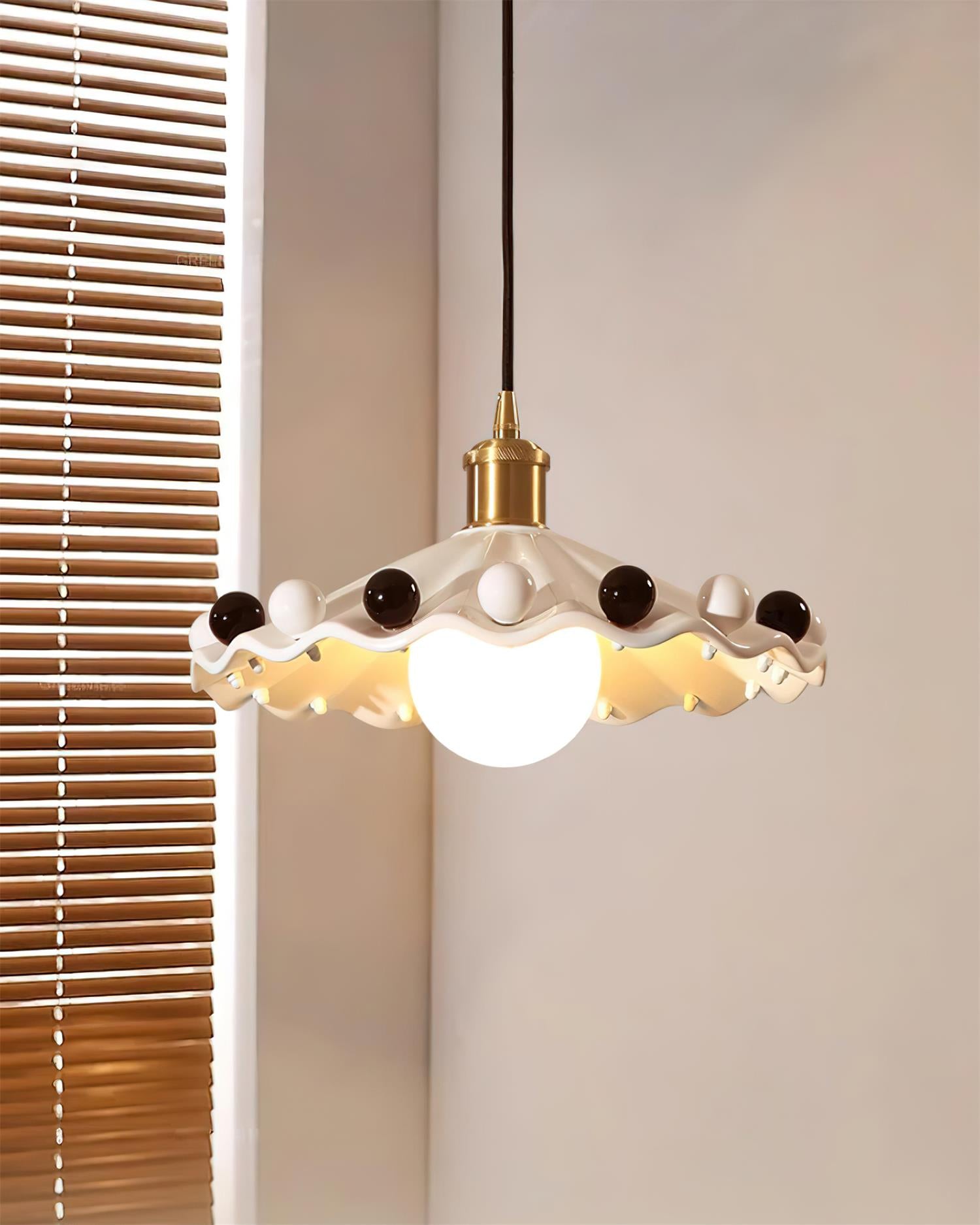 Pixen Pendelleuchte Gewellte Keramik Verspielte Bunte-Letslighting