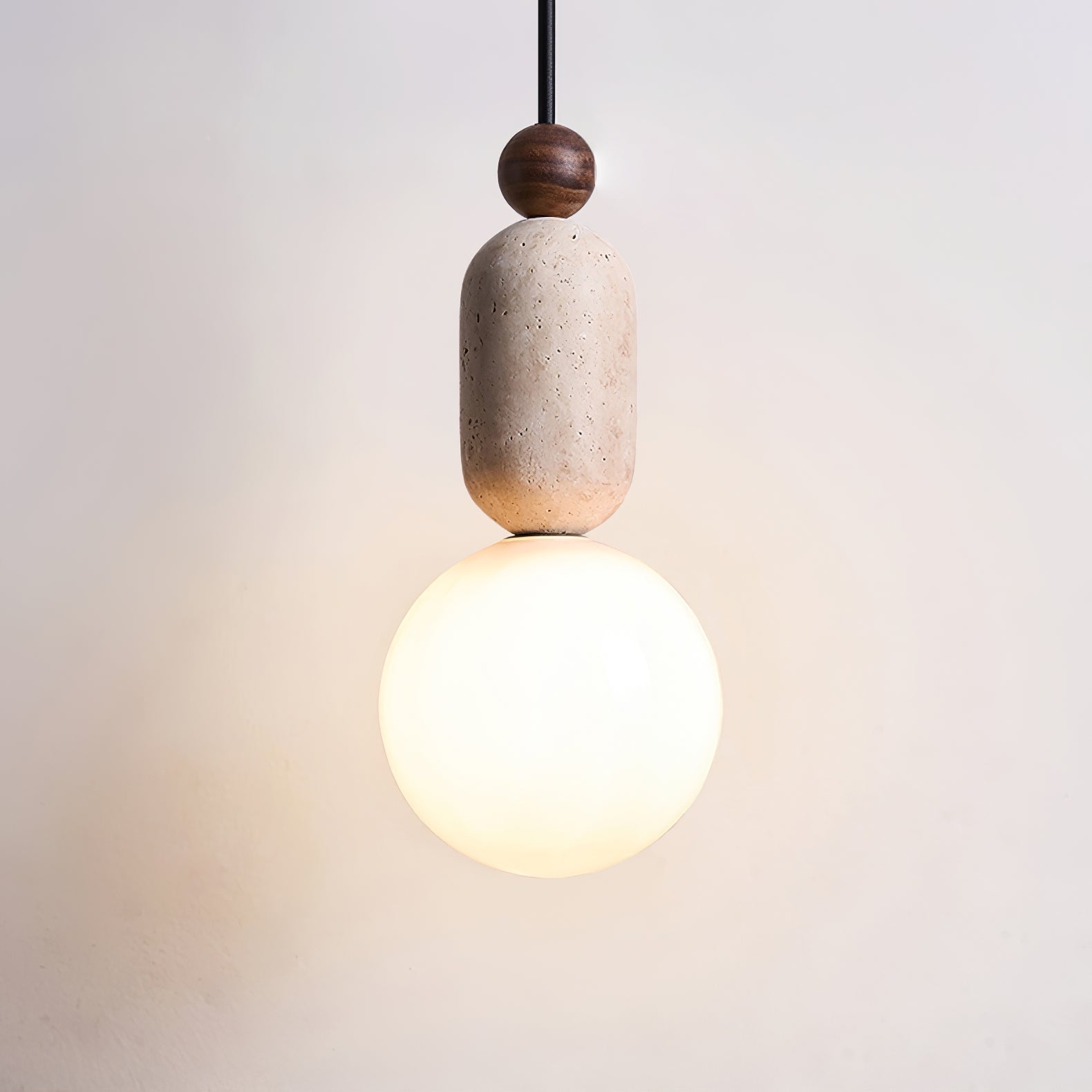 Vaarnii Travertine Pendant Light - Neutralighting