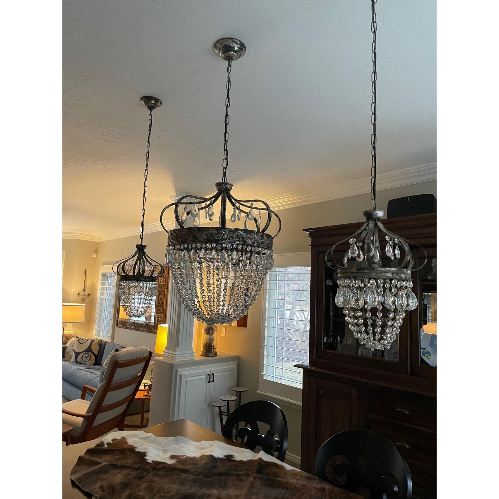 Abella Tear Drop Crystal Chandelier - Letslighting