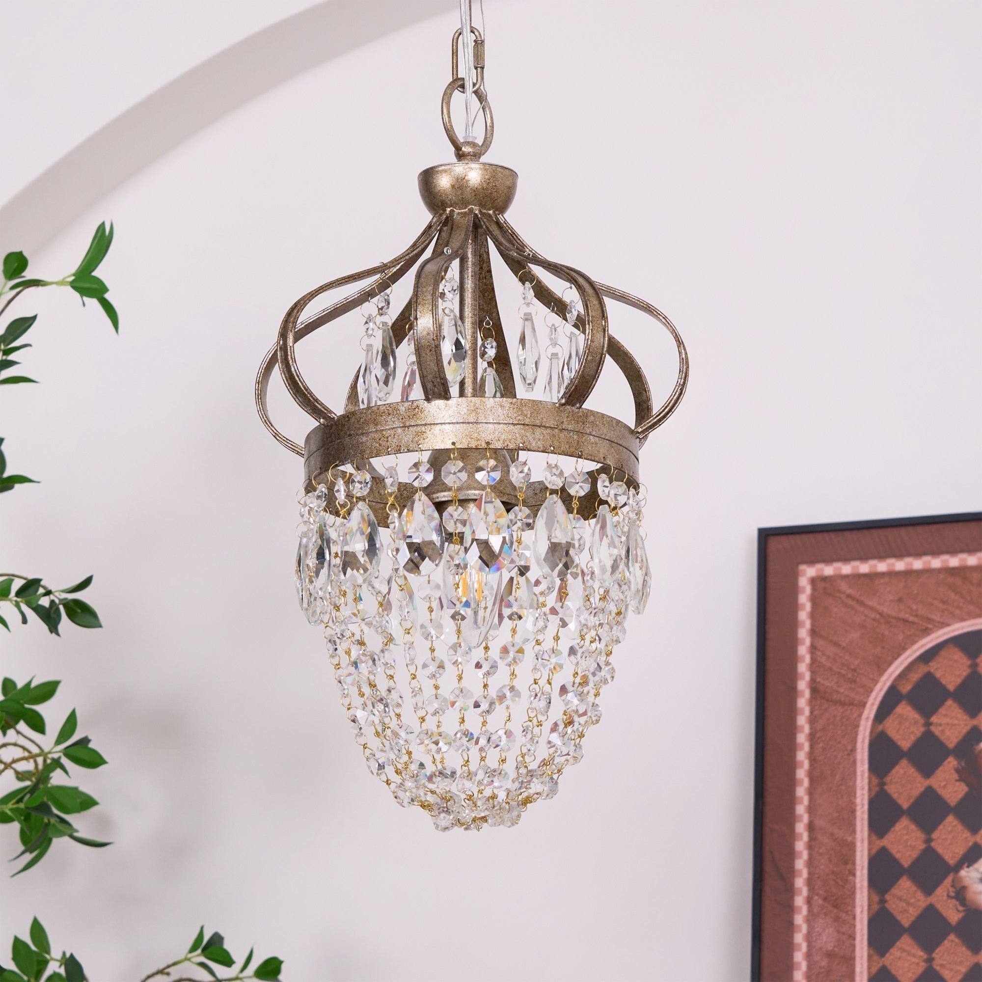 Abella Tear Drop Crystal Chandelier - Letslighting