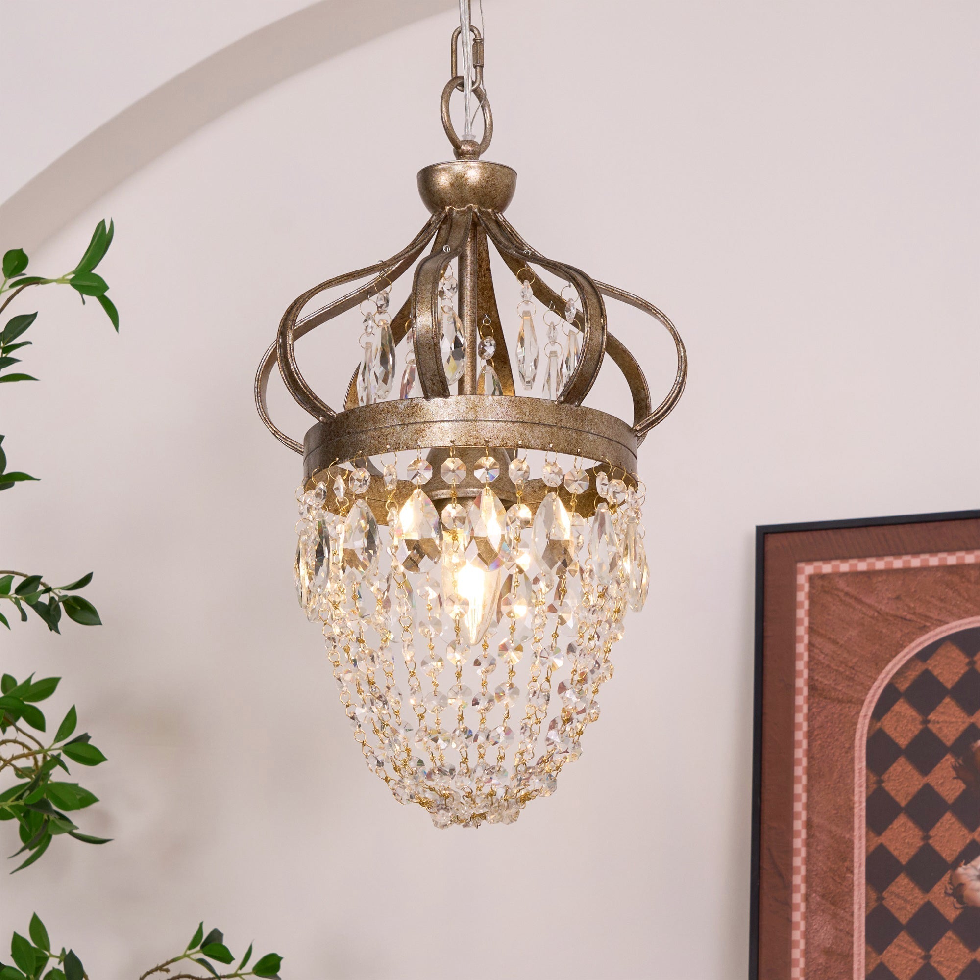 Abella Tear Drop Crystal Chandelier - Letslighting