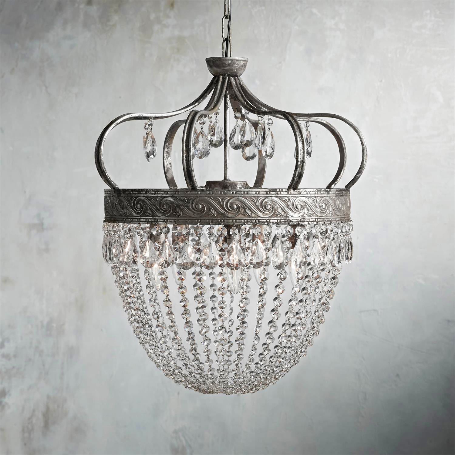 Abella Tear Drop Crystal Chandelier - Letslighting