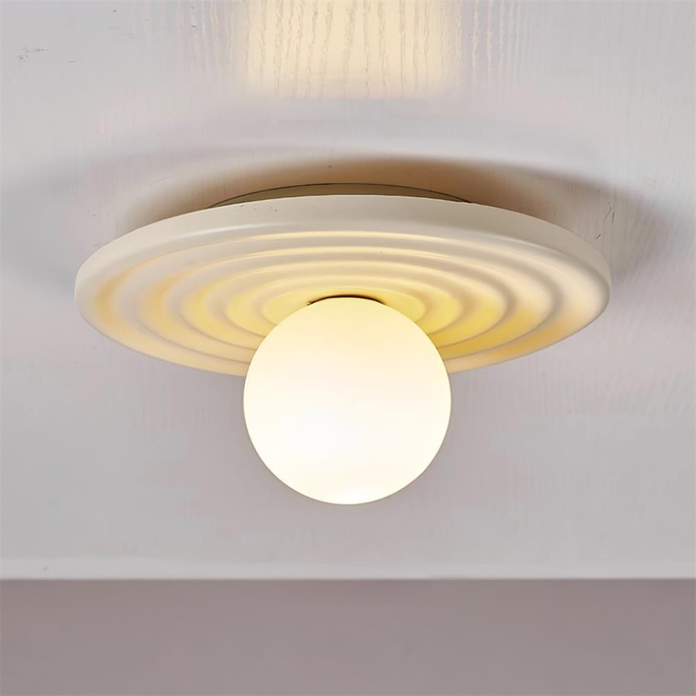 Deckenleuchte Metall Körper Harz Gekräuselt Baldachin Organisch Minimalistisch-Letslighting