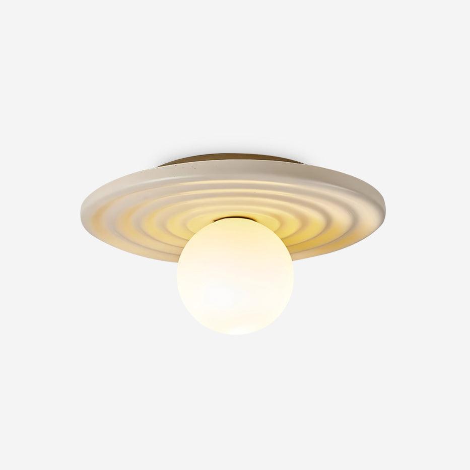Deckenleuchte Metall Körper Harz Gekräuselt Baldachin Organisch Minimalistisch-Letslighting