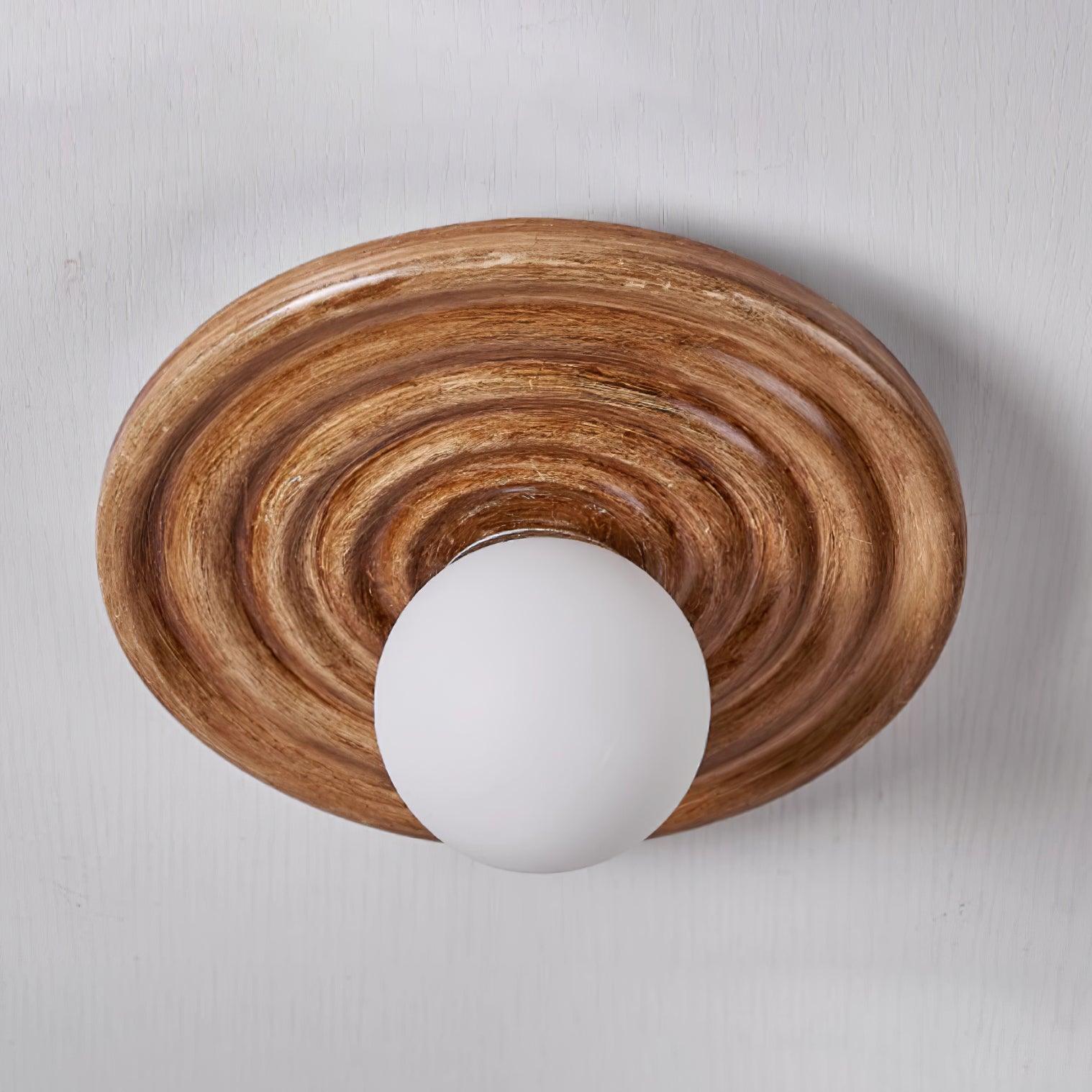 Deckenleuchte Metall Körper Harz Gekräuselt Baldachin Organisch Minimalistisch-Letslighting