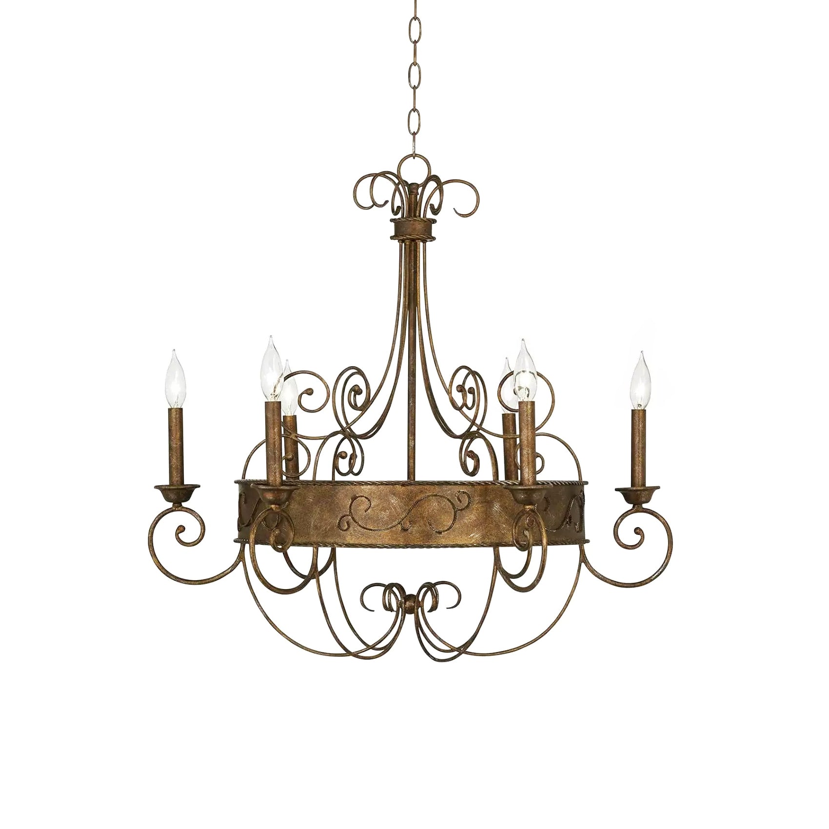 Itheira Industrieller Vintage Kerzenleuchter in Rostoptik-Letslighting