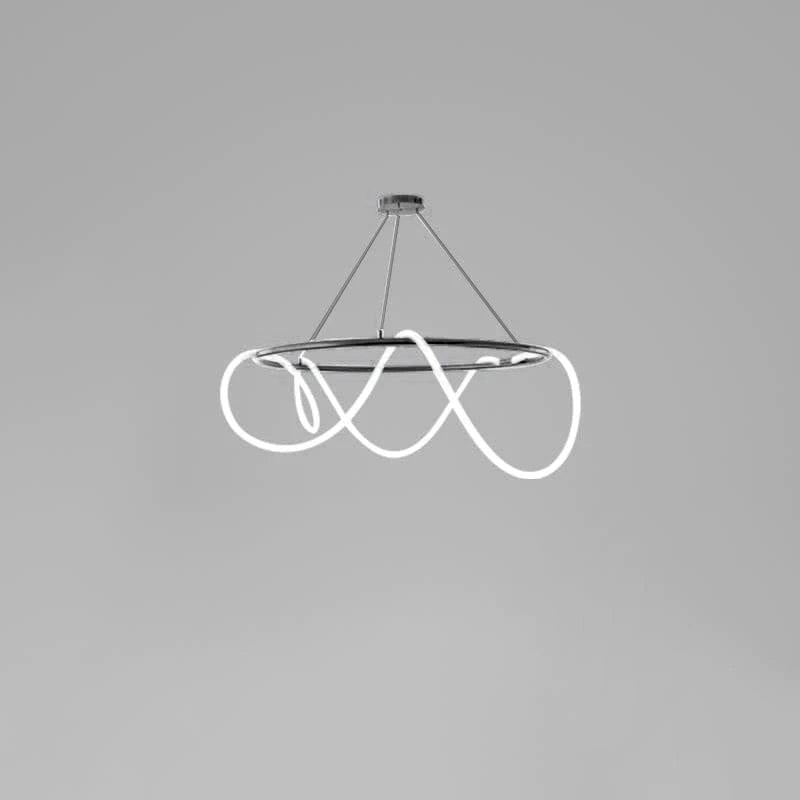 Lustra Kronleuchter Flexibles Silikon Kurve Modern Elegant-Letslighting