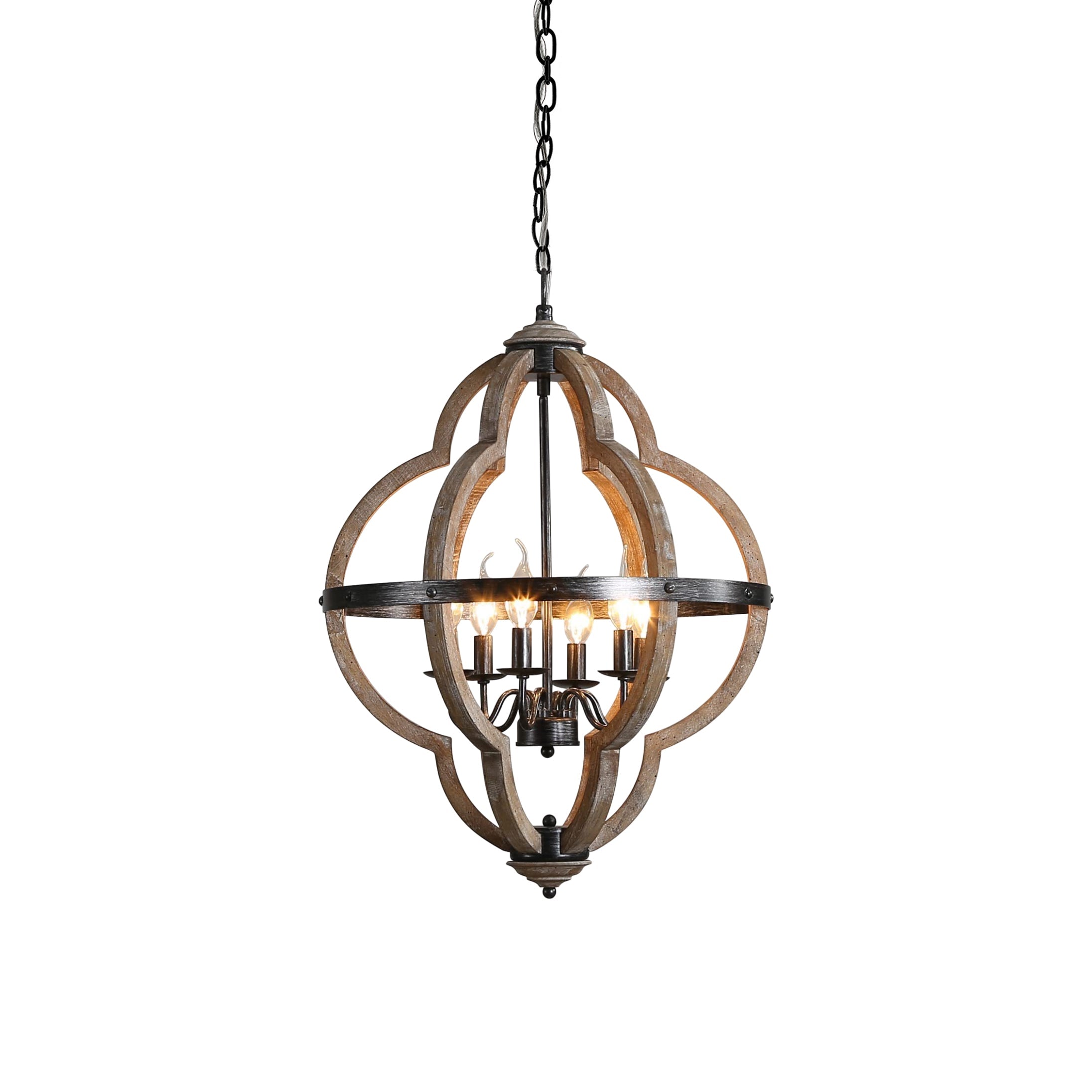 Cilorora Pendelleuchte Holz Vintage Industrial-Letslighting