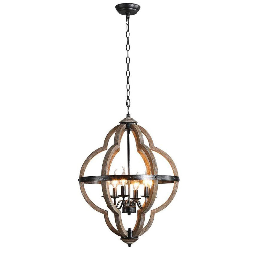 Cilorora Pendelleuchte Holz Vintage Industrial-Letslighting
