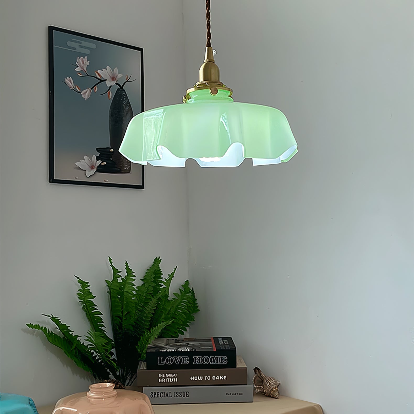 Lustra Pendelleuchte Leuchte Französisch Blume für Esszimmer-Letslighting