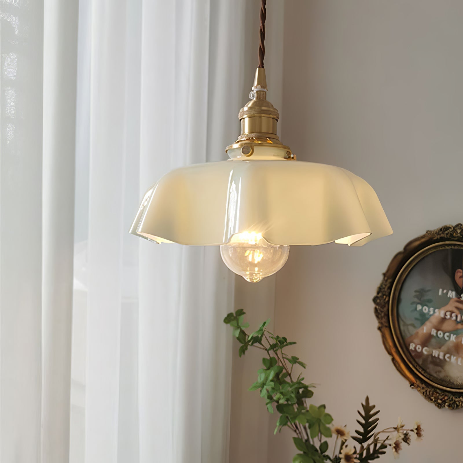Lustra Pendelleuchte Leuchte Französisch Blume für Esszimmer-Letslighting