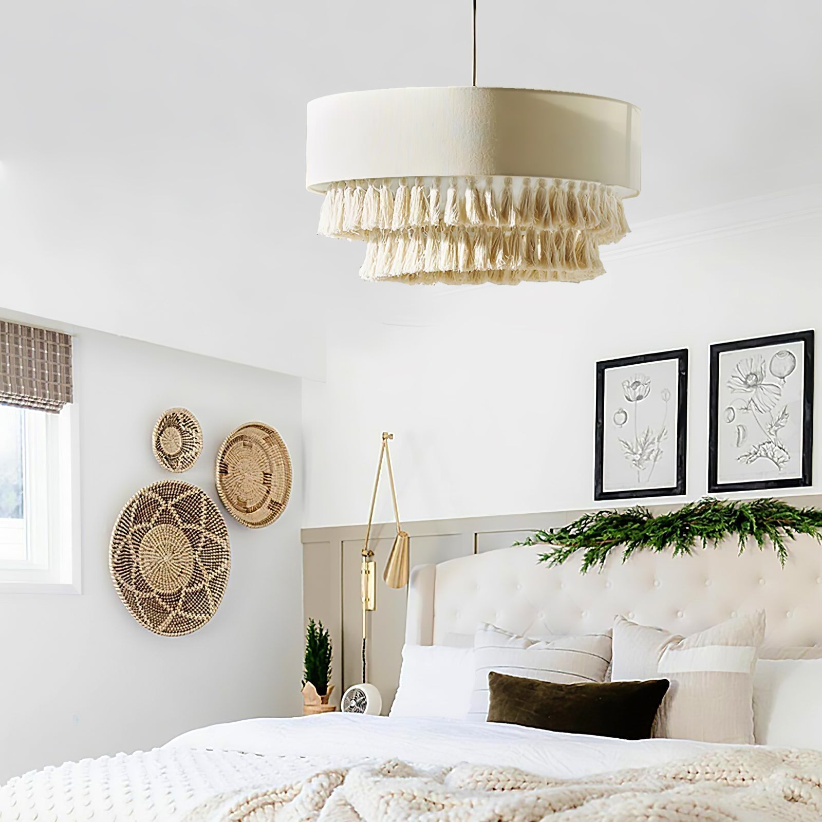 Cicaros Postmoderne Luxus-Stoff-Pendelleuchte-Letslighting