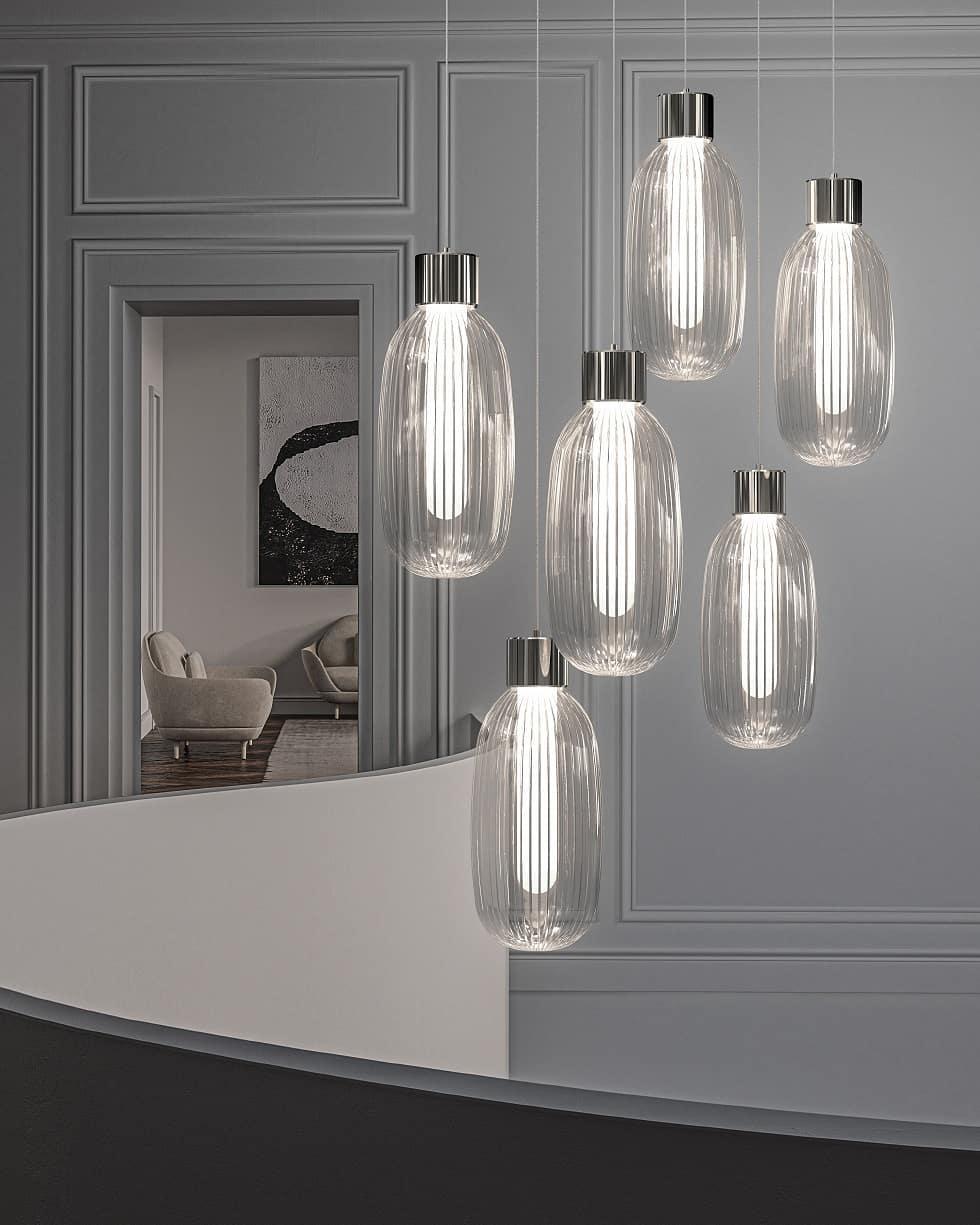 Elaro Aluminium Klassische Pendelleuchte-Letslighting