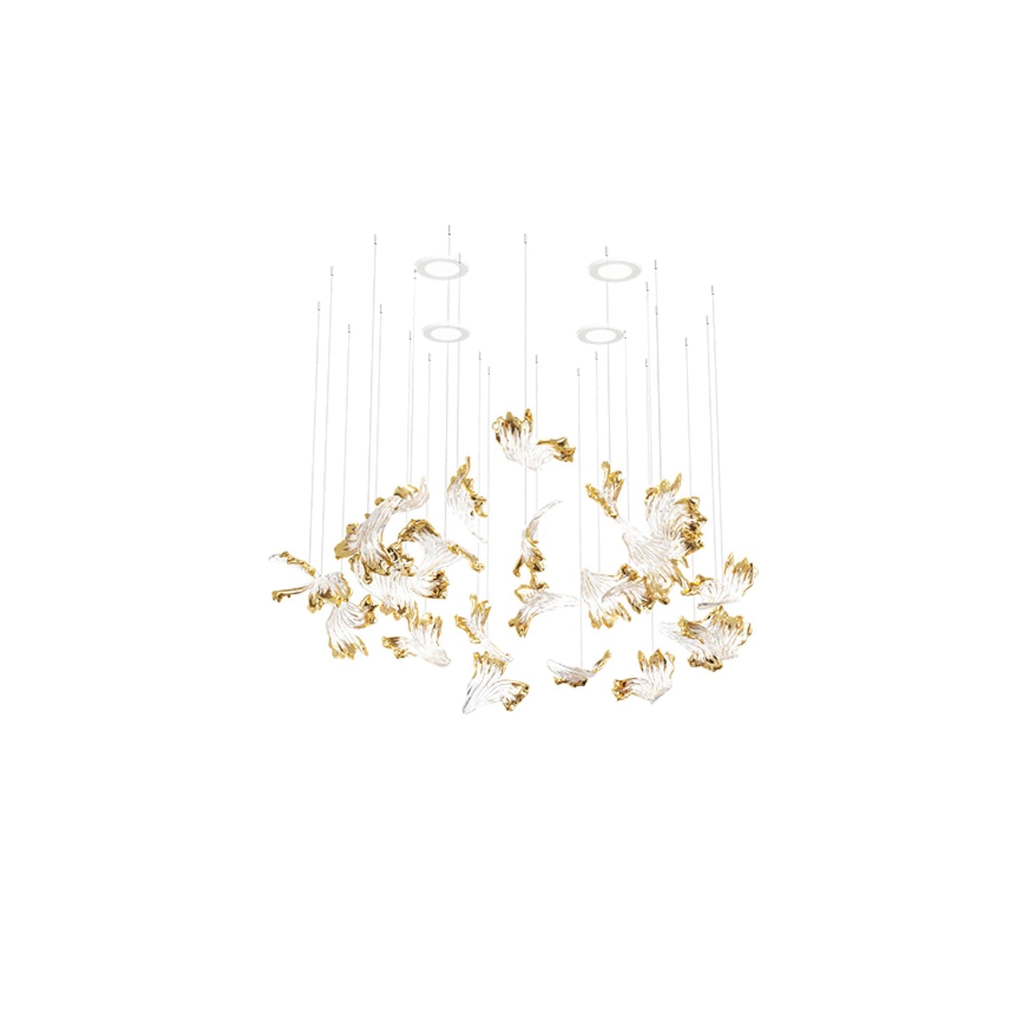 Citalora Kristallcluster-Kronleuchter-Letslighting