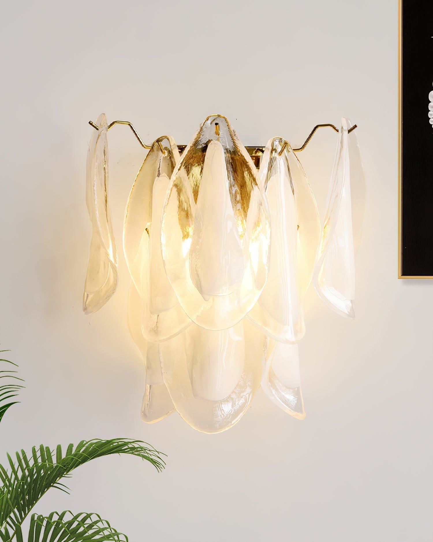 Opheli Petal Glass Wall Lamp - Letslighting