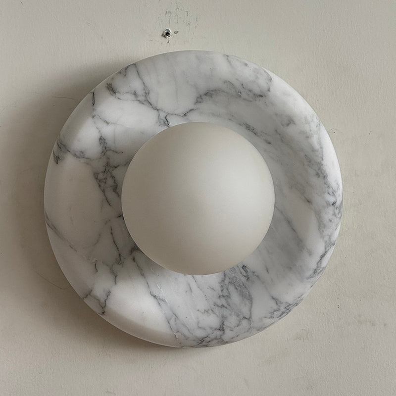 Zoraean Premium Elegance White Marble Sconce Wall Lamp - Letslighting