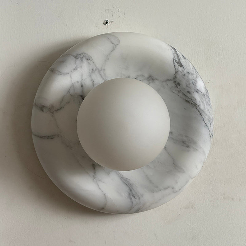 Zoraean Premium Elegance White Marble Sconce Wall Lamp - Letslighting