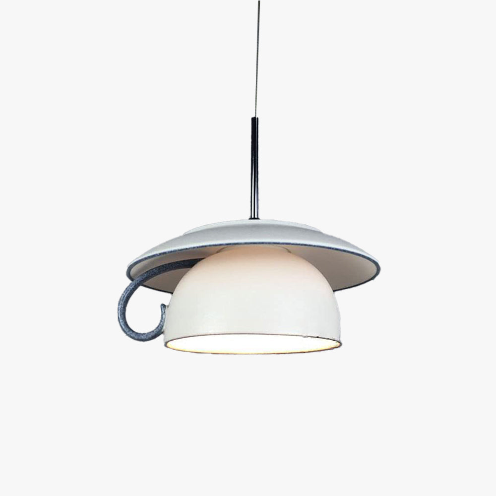 Valentina Nordic Cup Keramik LED Pendelleuchte Schlafzimmer