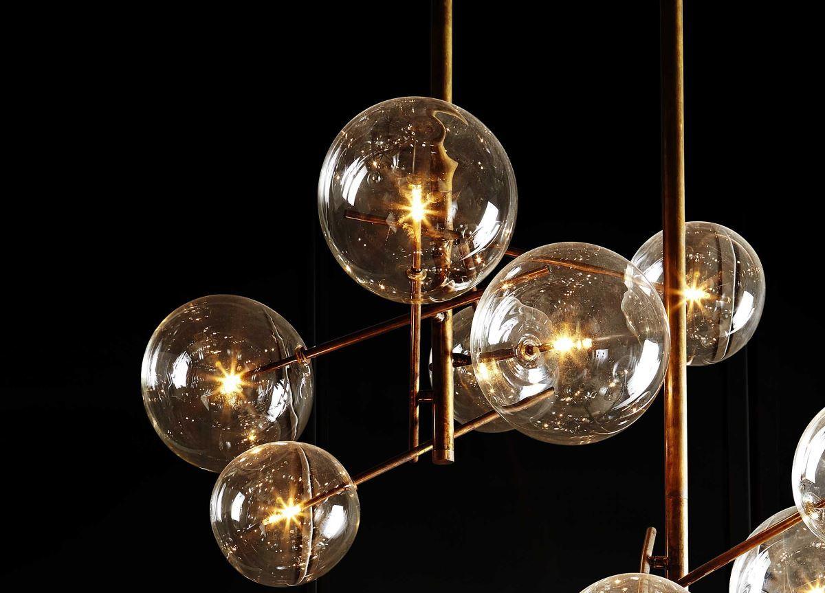 Lustra LED Klarer Kristall Kronleuchter-Letslighting