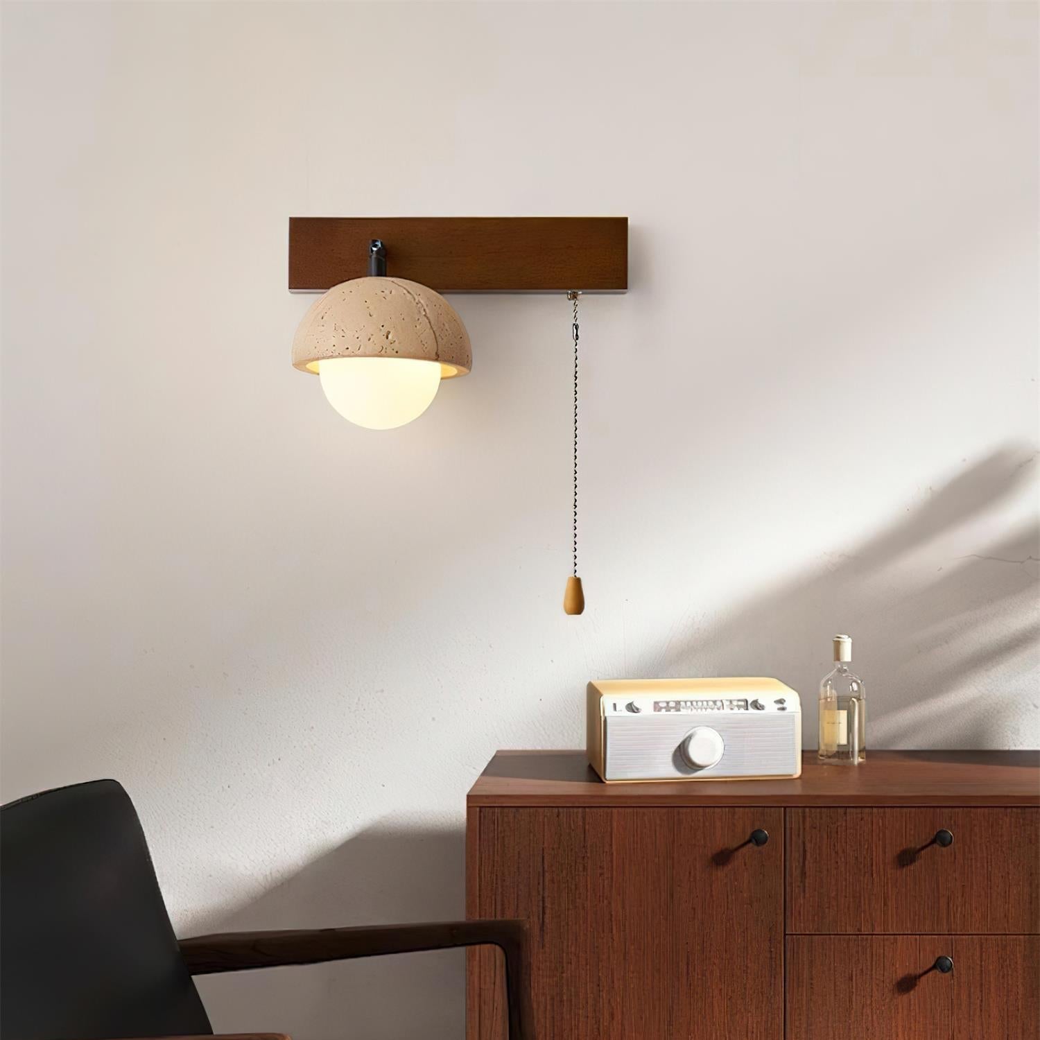 Gevon Travertine Wall Lamp - Letslighting