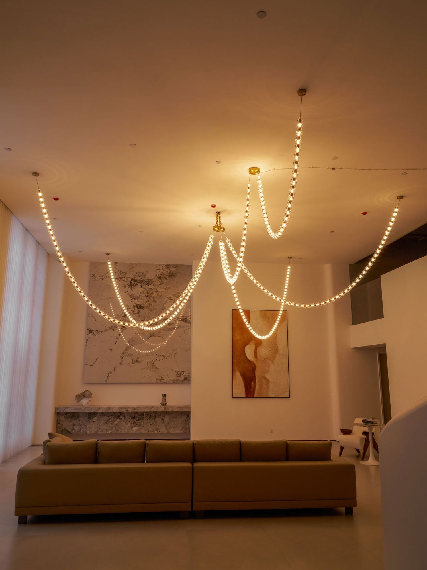 Gabriel Gold Chandelier - Blowlighting