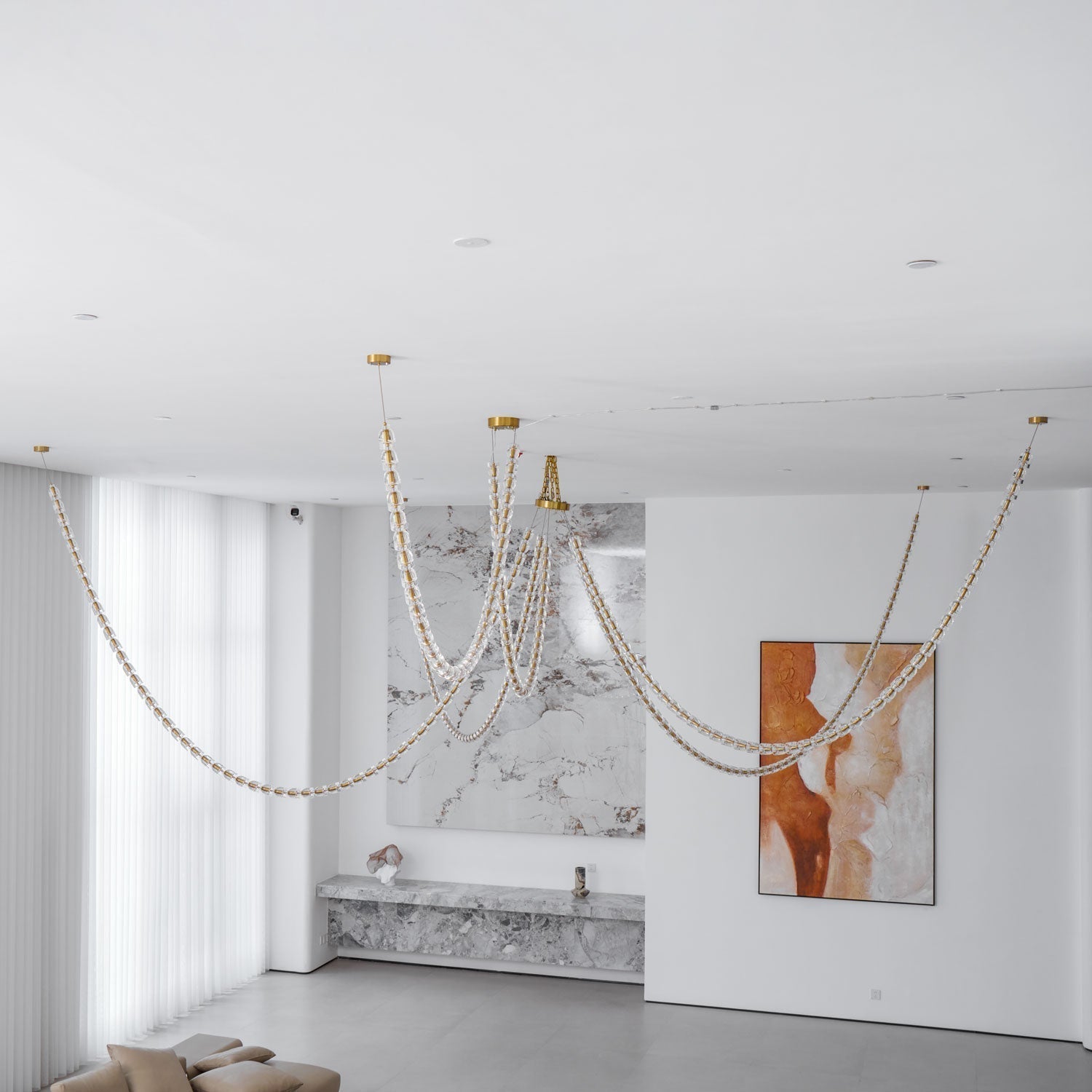 Gabriel Gold Chandelier - Blowlighting
