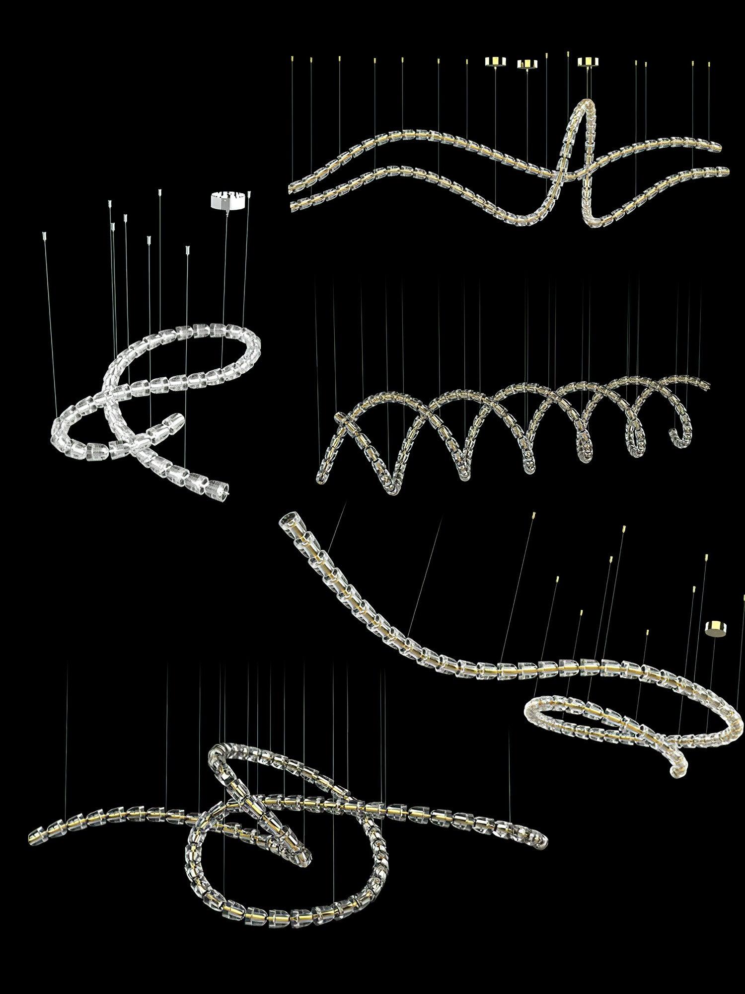 Nysilisra Luxe Kristall-Pendelleuchte-Letslighting