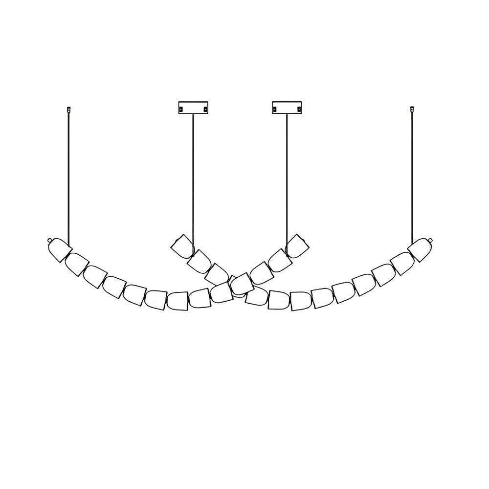 Gabriel Gold Chandelier - Blowlighting