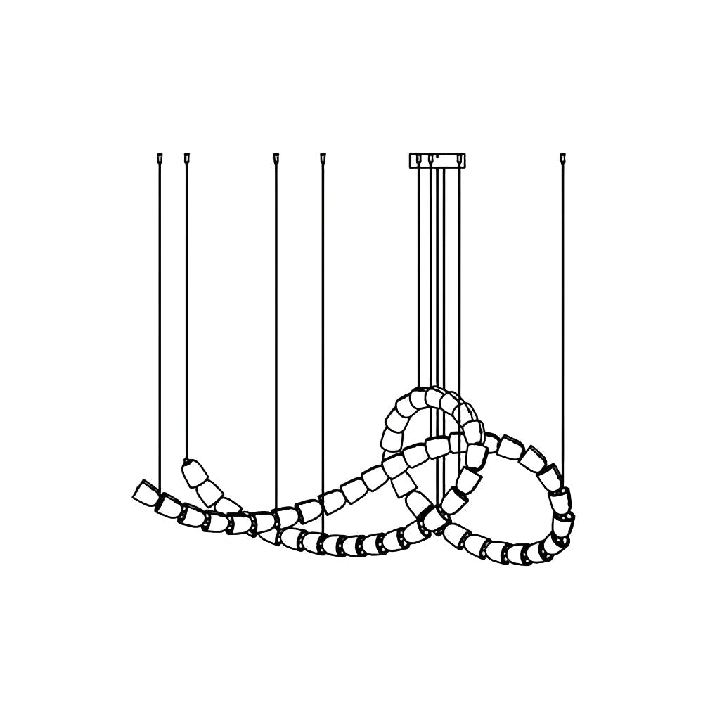 Gabriel Gold Chandelier - Blowlighting