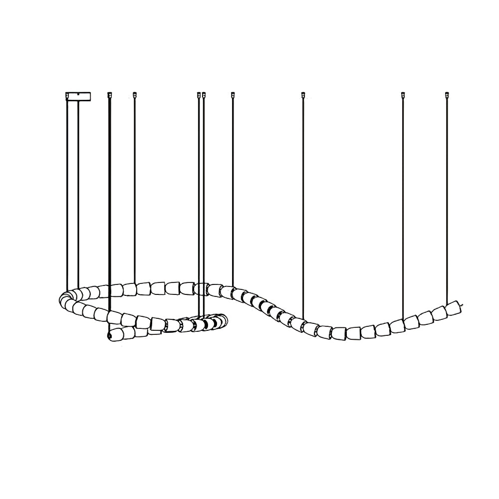 Gabriel Gold Chandelier - Blowlighting