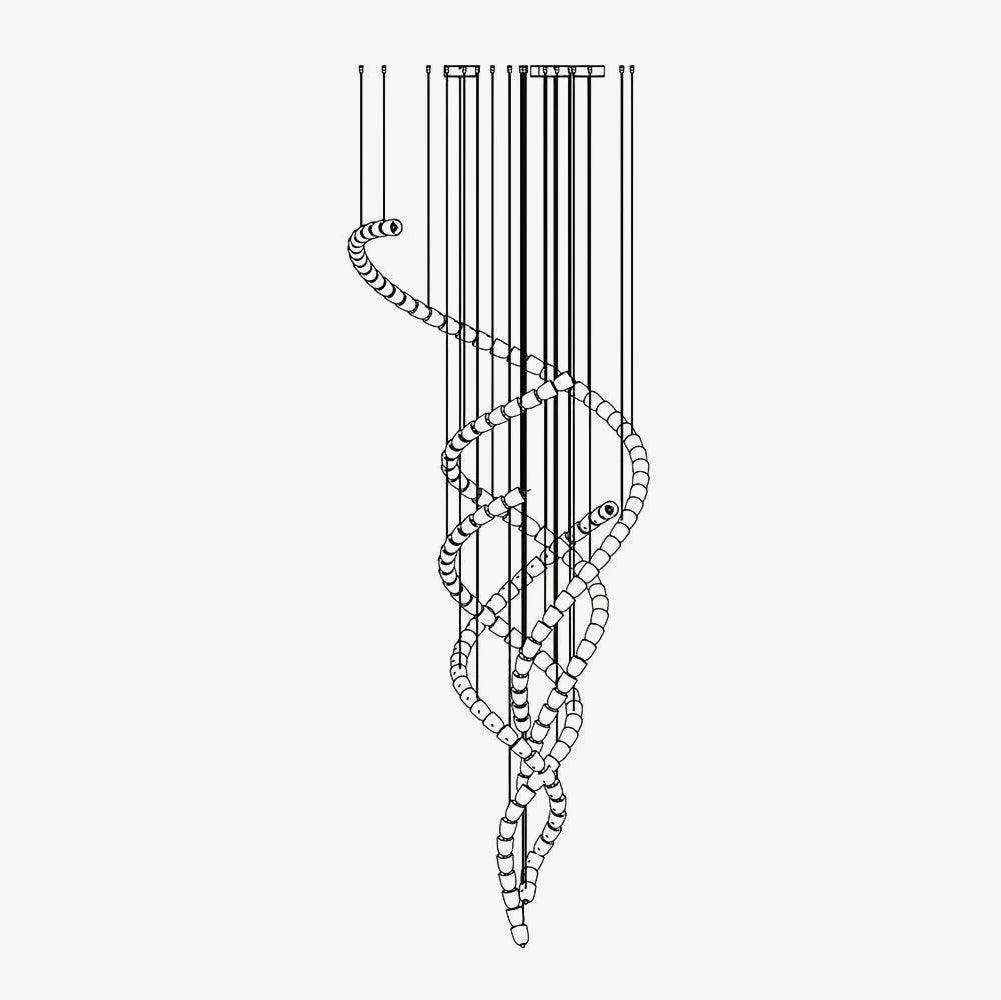Cavenira Art-Deco-Kristallleuchter-Letslighting