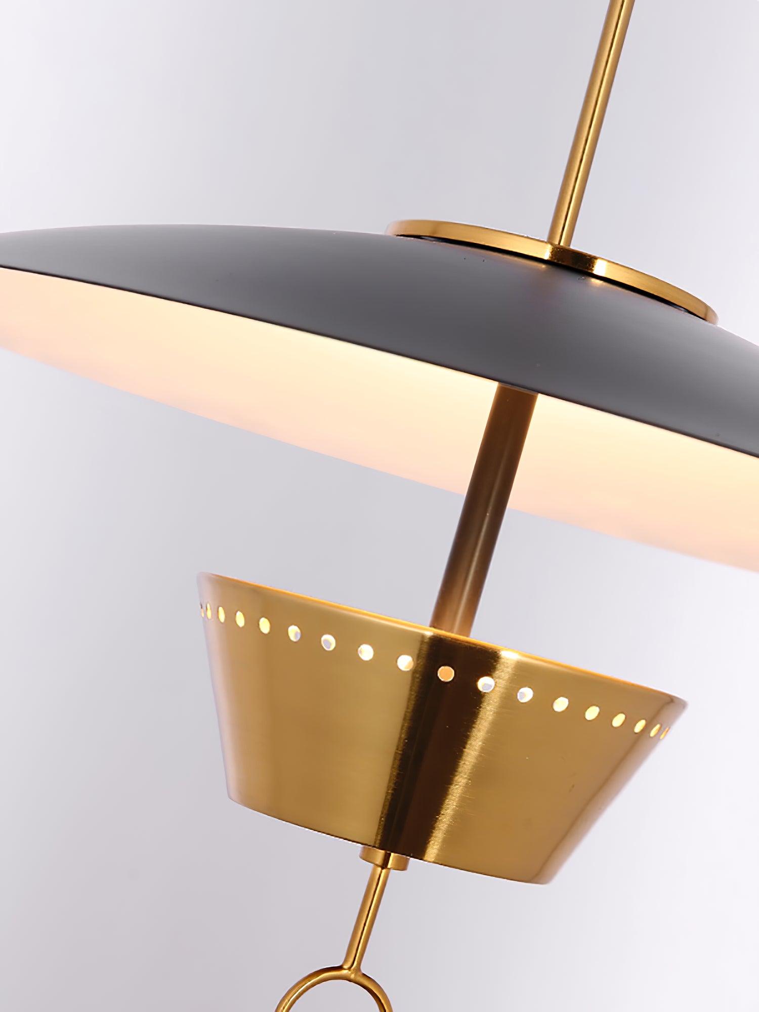 Lustra Retro-Kronleuchter aus Messing-Letslighting