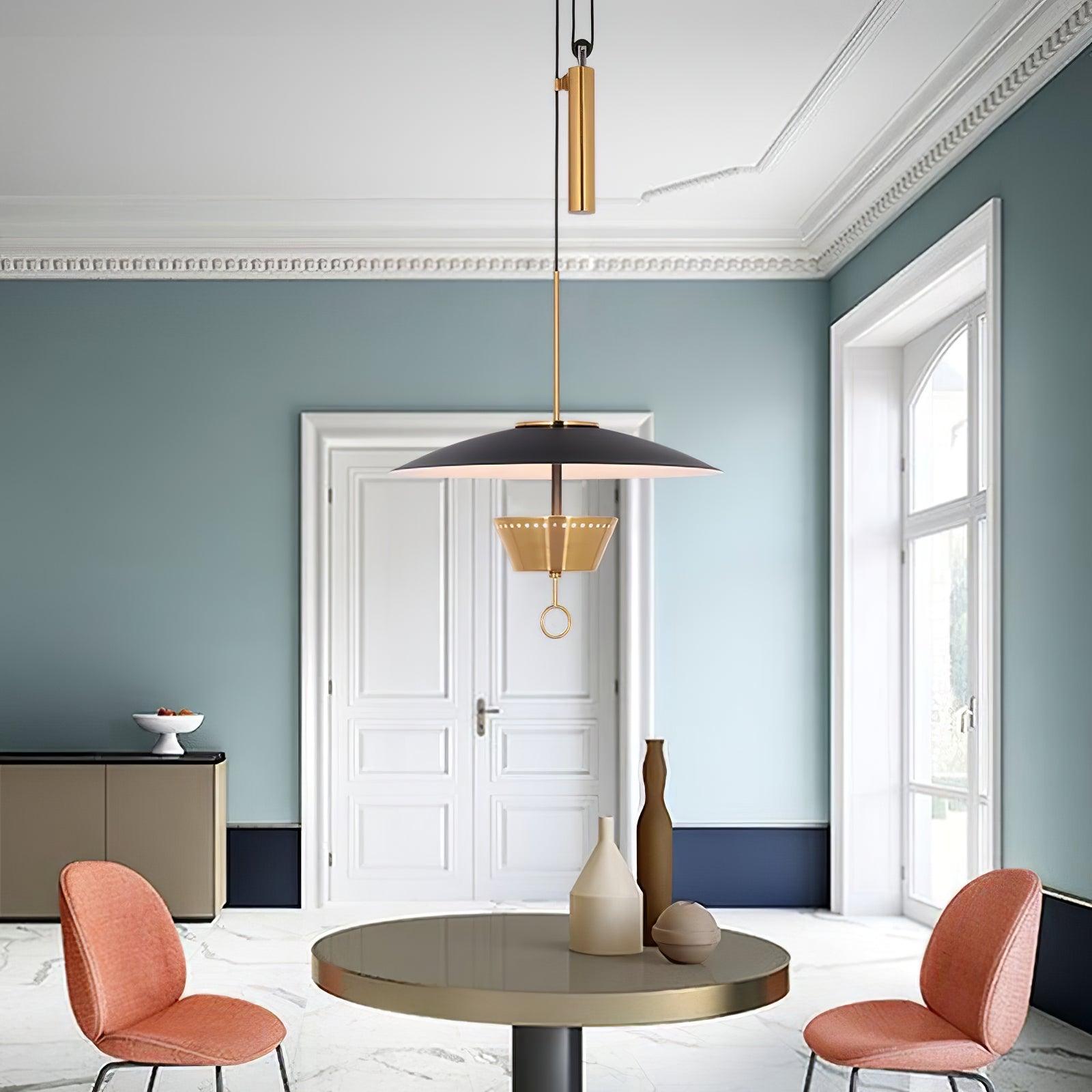 Lustra Retro-Kronleuchter aus Messing-Letslighting