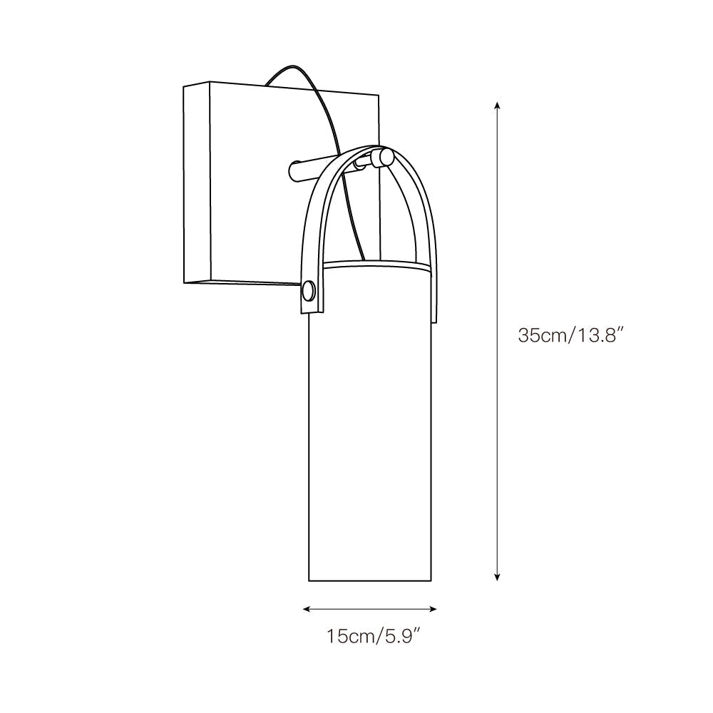 Zerinen Modern Minimalist Marble Glass Wall Lamp - Letslighting