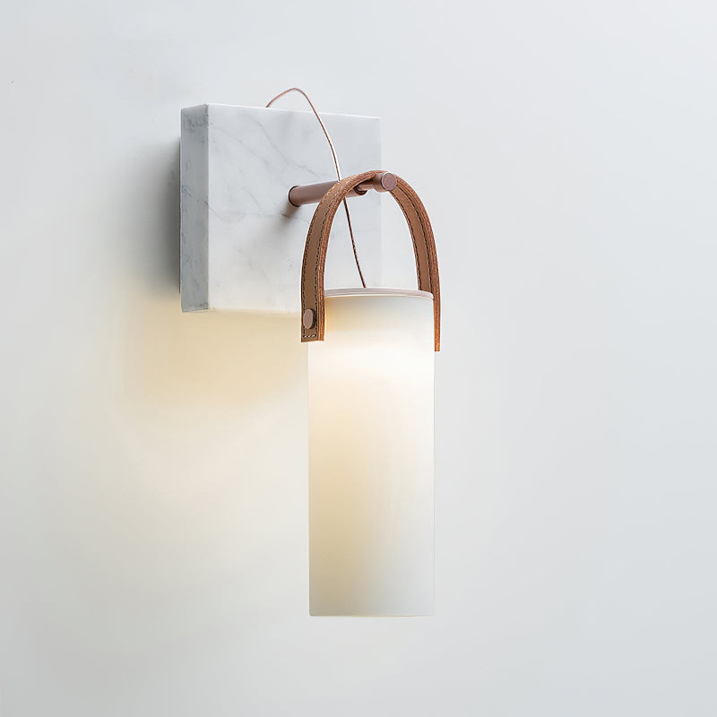 Zerinen Modern Minimalist Marble Glass Wall Lamp - Letslighting
