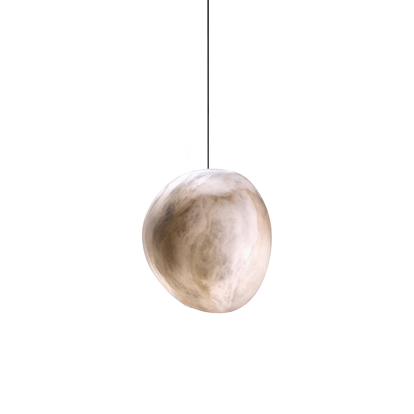 Codoriel Modern Minimalist Brass Alabaster Pendant Light - Letslighting