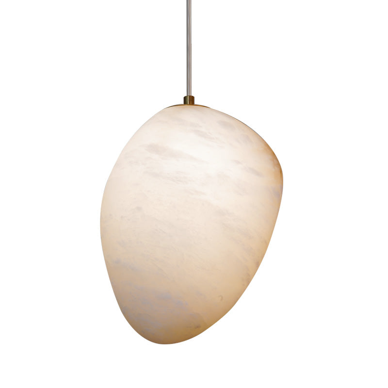 Codoriel Modern Minimalist Brass Alabaster Pendant Light - Letslighting