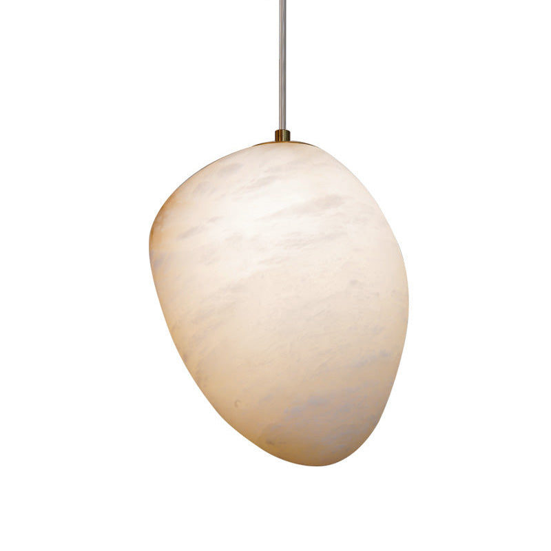 Codoriel Modern Minimalist Brass Alabaster Pendant Light - Letslighting